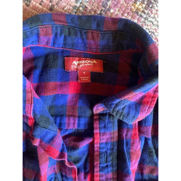 WOMEN'S TEENS Arizona brand flannel. Size small - Picture 2 of 3
